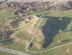 The indian mounds from above